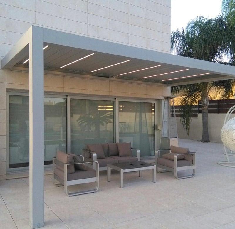 Pergola addossata michelle outdoor